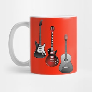 Rock And Roll Guitar Mug